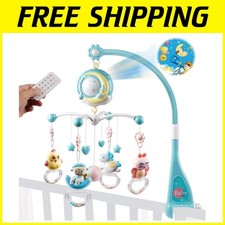 Baby Musical Crib Mobile with Projector Lights