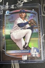 2025 Bowman - Chrome Prospects Jakob Wright #BCP-143 Reptilian Refractor (RC)