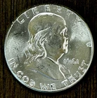 1961 Franklin Half Dollar - Choice Gem Brilliant UNC ~ 25668
