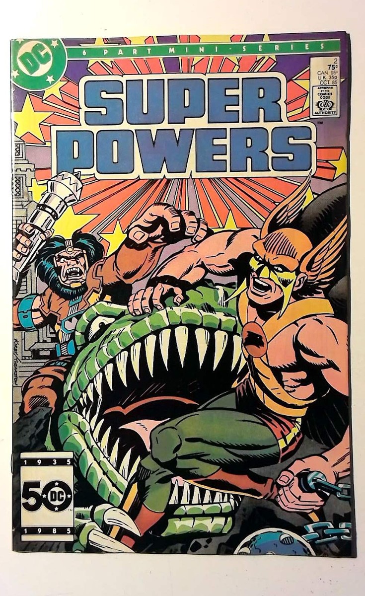 Super Powers #2 (1985) DC Comics 2nd Series Hawkman 1st Print