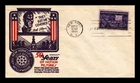 DR JIM STAMPS US COVER MOTION PICTURES FDC SCOTT 926 SMARTCRAFT THERMOGRAPHED