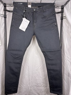 G Star Raw Jeans D Staq 3D Slim 38x34 Dark Gray NWT