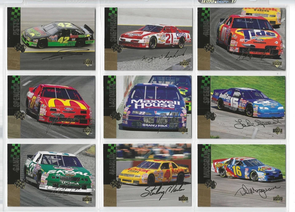 *1995 Upper Deck Series 1 GOLD SIGNATURE #101 Robert Pressley/Car-ONE CARD ONLY* - Image 2 of 4