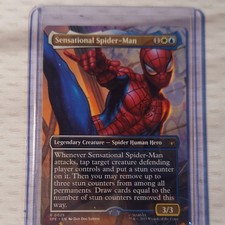 Sensational Spider-Man Rare Creature Borderless Marvel's Spider-Man Eternal-Leg…