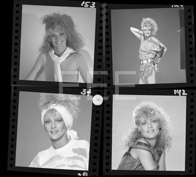 4 Martha Smith Movie Actress Model Harry Langdon Negative w/rights Lot 365P