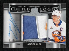 2024-25 Upper Deck The Cup - Limited Logos Patch Auto Anders Lee #LL-AL 02/50