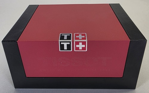 EMPTY Tissot Watch Case with Original History Booklets Customer Service Card - Picture 9 of 13