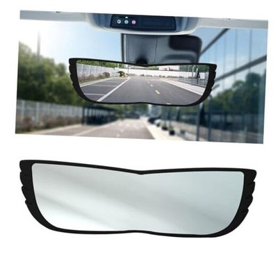 Car Wide-Angle Rearview Mirror, Thickened Anti-glare HD Car Rear View Mirror, 