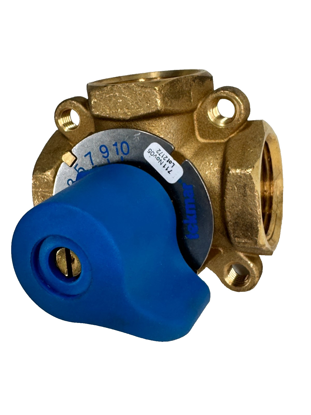 TEKMAR 711 3-Way Mixing Valve 1" NPT Brass *NIB*