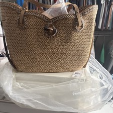 Eric Javits Women's Pink Raffia Tote Handbag