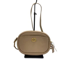Coach Shoulder Bag Camera Bag/Leather/Beg/Plain
