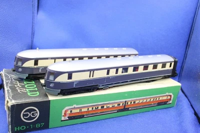 Gützold Spur H0 DR Triebwagen VT 137 154 violett Licht/guter Zustand/OVP/lesen - Bild 1 von 4