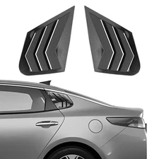 Rear Side Window Quarter Louver Cover For Kia Optima K5 2016-2020 Carbon Fiber