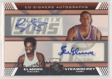 2007-08 Topps Co-Signers DJ Strawberry Len Elmore #CS-40 Auto 9c6