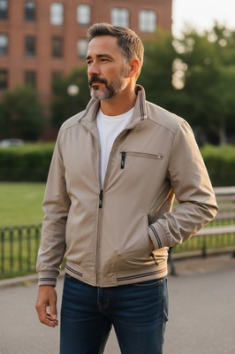 Men s Lightweight Summer Jacket Zip Front Zip Pocket Casual Coat S-5XL