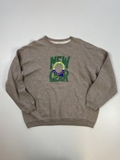 Fiorucci Mens XL Brown "Certified Quality" Crewneck Sweatshirt Made in Italy