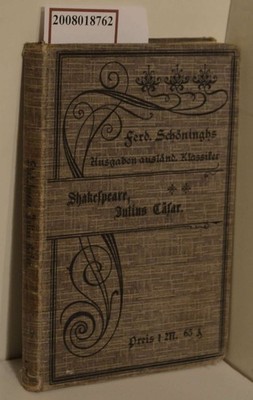 Shakespeares Julius Cäsar . Nach der Schlegelschen Übersetzung herausgegeben und