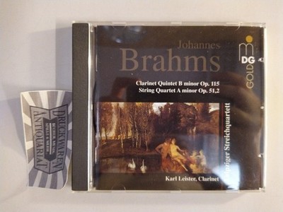 Johannes Brahms: Clarinet Quintet B minor Op. 155 + String Quartet A minor Op. 5