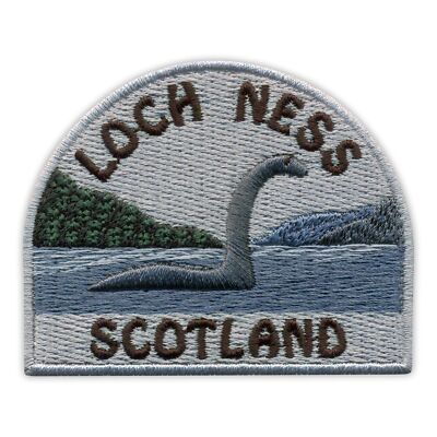 Loch Ness Monster - Nessie - Schottland Aufnäher/Abzeichen bestickt