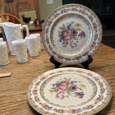 Paul Muller Bavaria THE AUGUSTUS REX 8.5'' Luncheon Plate Set of 2