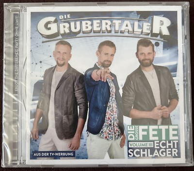 CD - Die Grubertaler -  Echt Schlager - Die große Fete - Volume III