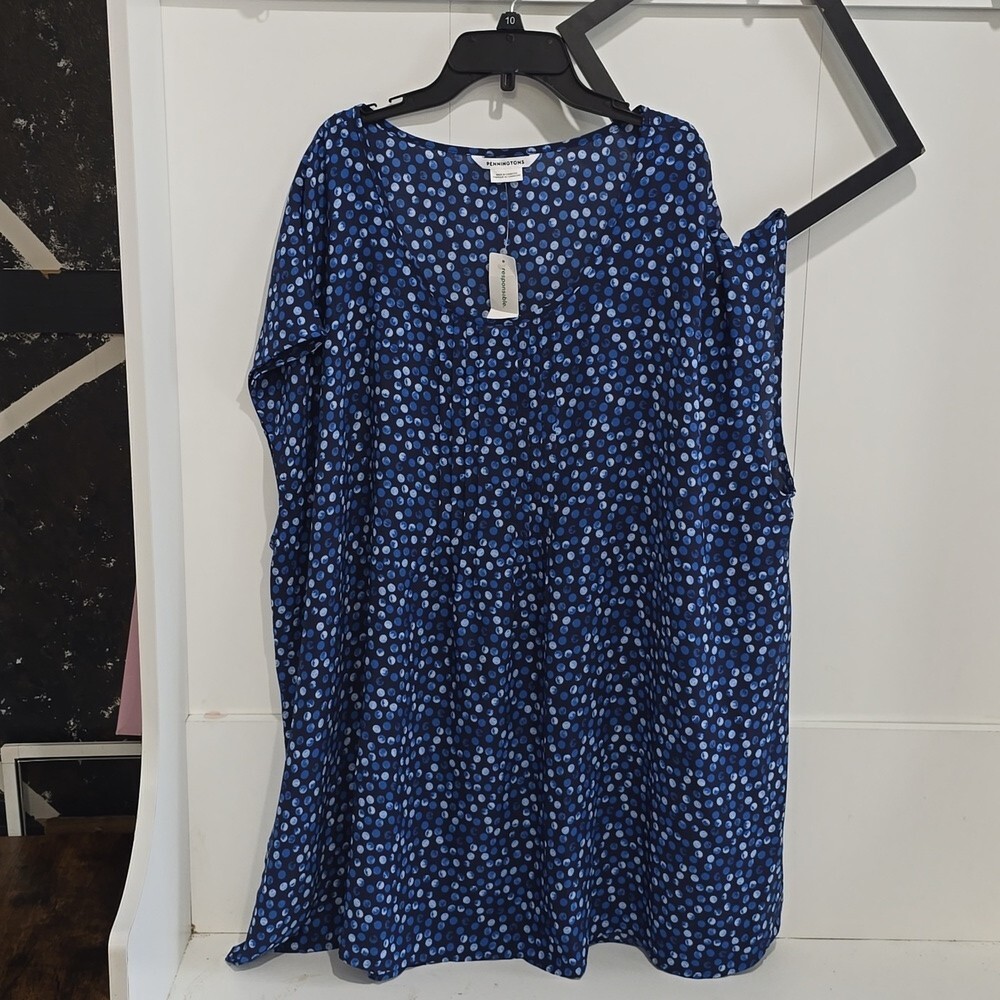 Penningtons Women's 4X Beautiful Printed Blouse Plus Size Floral Top