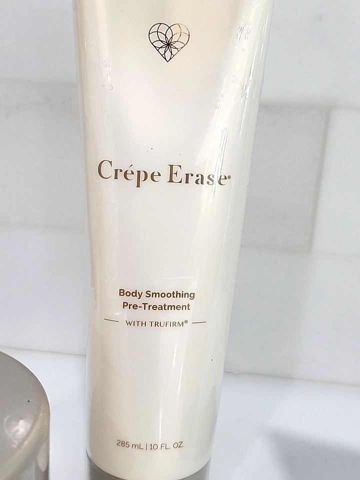 Loción de tratamiento suavizante de piel facial y corporal Crepe Erase 5 piezas nueva/sellada Foto 3 de 4