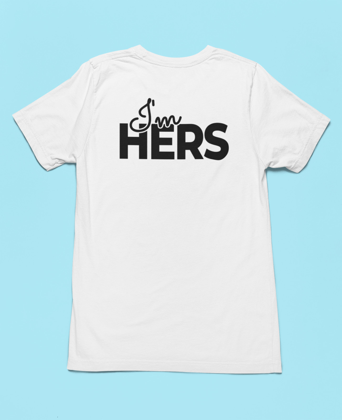His and Hers Matching T Shirts Mr & Mrs Couples - Family - Im Hers Im His Tee image 9