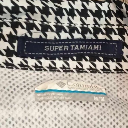 Camisa Columbia PFG Alabama Crimson Tide NCAA para Hombres Mediana Blanca y Negra Larga Manga Foto 3 de 4