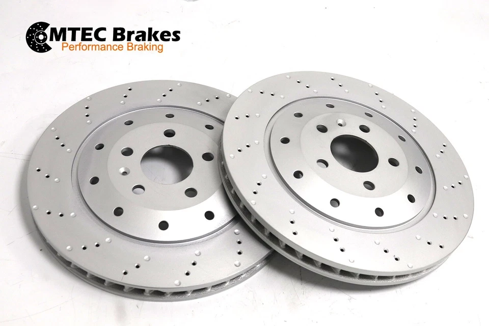 Pour Audi R8 2007-2012 Frein Arrière Disque Paire Gauche Droite 420615601F - Photo 2/4