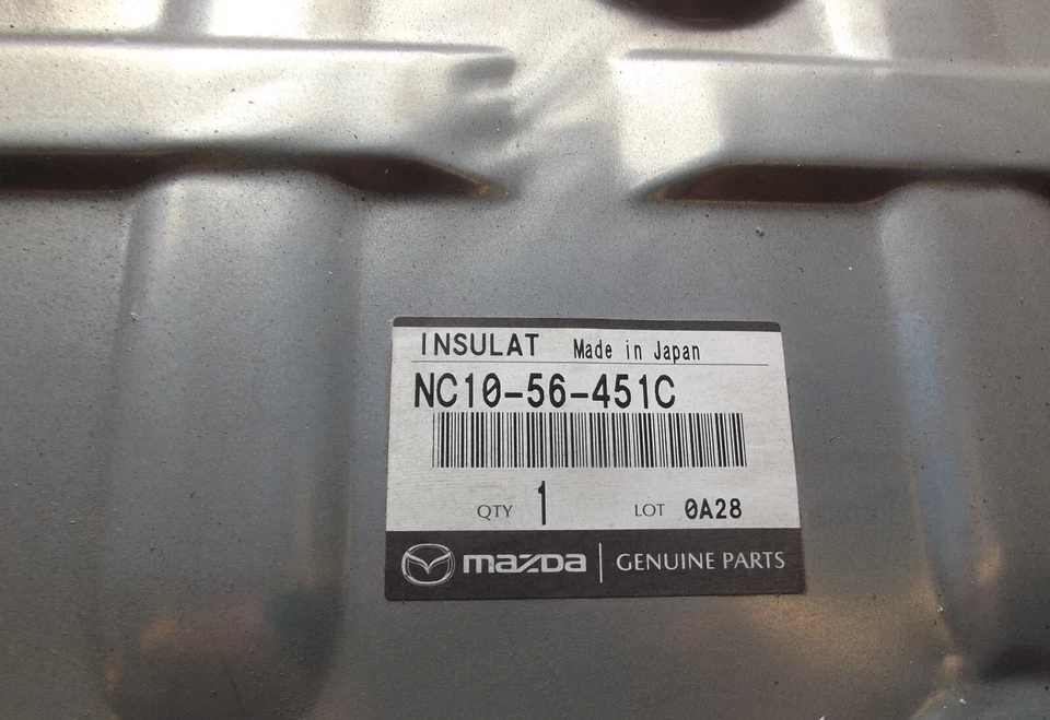 Exhaust rear silencer heat shield genuine Mazda MX-5 mk2 mk2.5 MX5 NC1056451C - Image 2 of 2