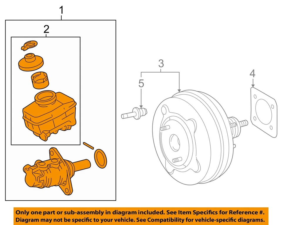 Used Brake Master Cylinder fits: 2014 Lexus IS250  Grade A - Image 3 of 4