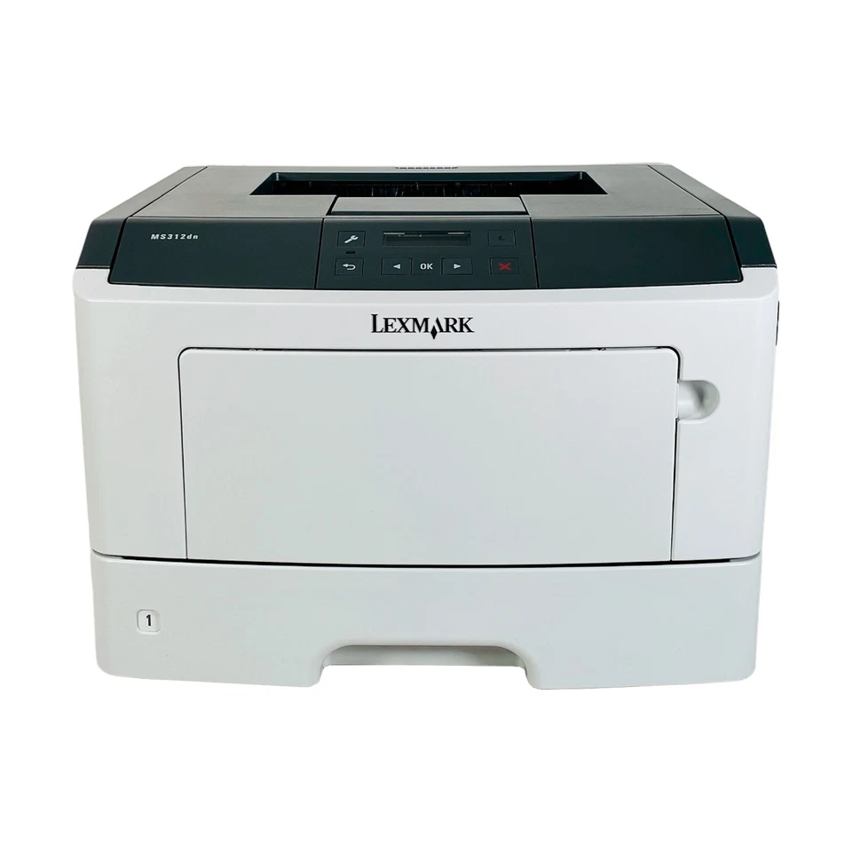 Tested Lexmark MS312dn 4514-330 WorkGroup Laser Printer No Toner No Drum - Image 4 of 4