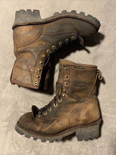 Chippewa Paladin 8" weiche Spitze wasserdichte Holzfällerstiefel 73100 Herren 8 M - Bild 2 von 6