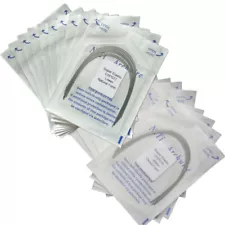 Dental Orthodontic Niti Round/Rectangular Archwire Super Elastic Upper Lower