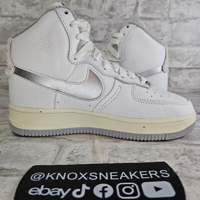 Nike Air Force 1 Sculpt Silver White Sneaker AF1 DC3590-101