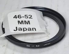 46-52mm Step-Up Lens Filter Metal Ring 46mm-52mm Japan 52 mm 46-52 Stepping Ring