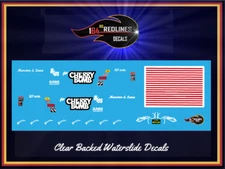 1/64 '55 Chevy The CHERRY BOMB Gasser' CUSTOM Decal SCR-0018