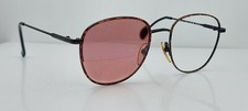 Vintage Always Value A.V.151 Black Brown Oval Sunglasses Hong Kong FRAMES ONLY