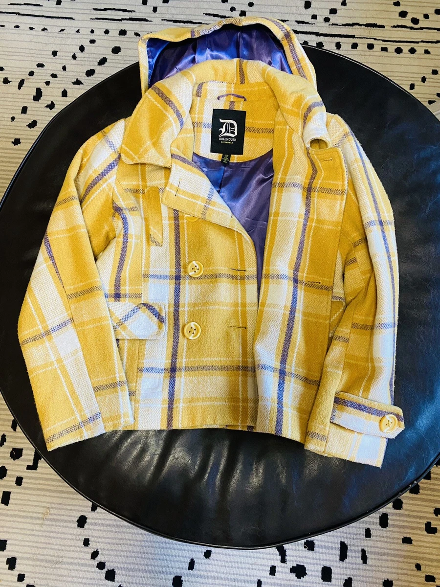 Dollhouse Jacket Yellow Purple White. Absolutely Gorgeous Excellent Cond