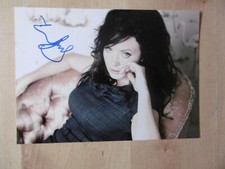 Sarah Brightman autograph signed 13x18 cm picture