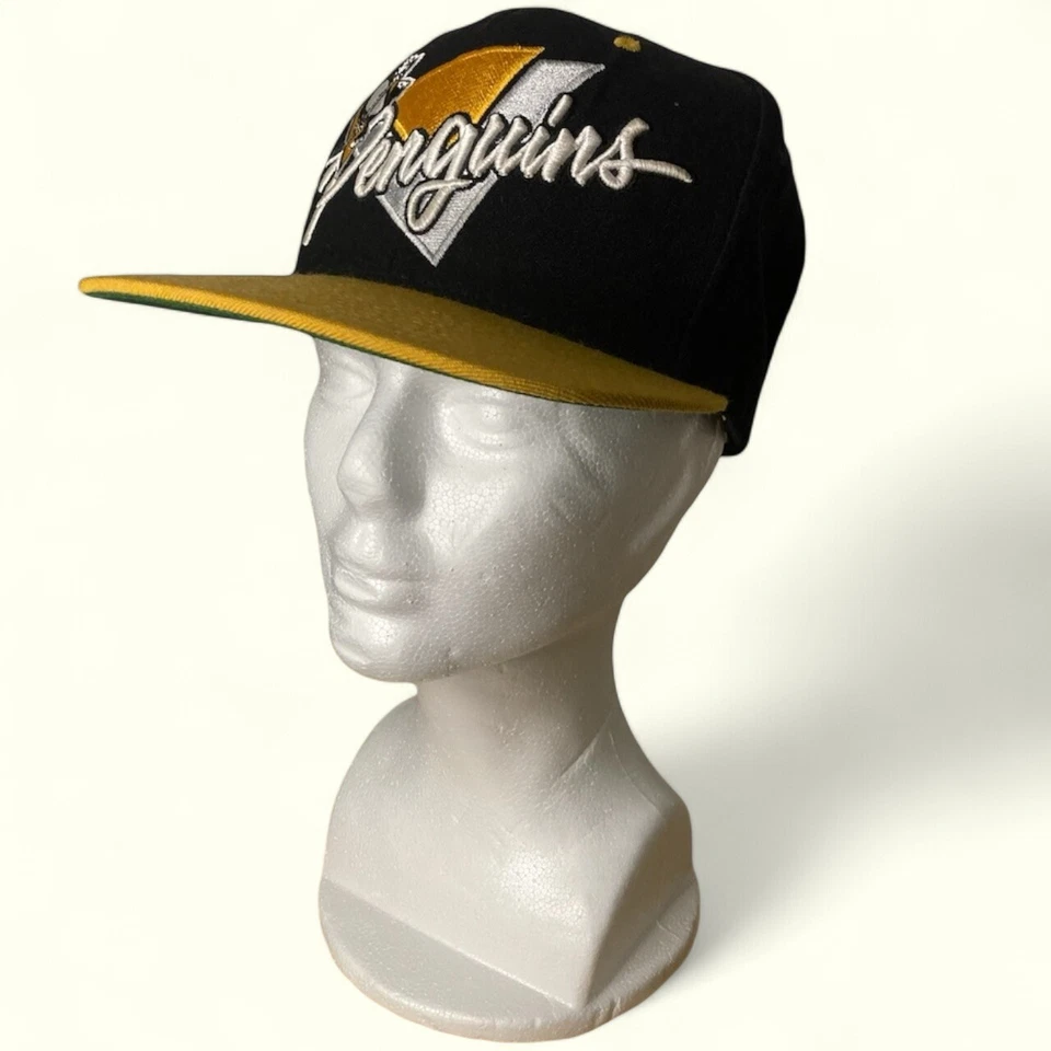 Pittsburgh Penguins Snapback Hat | Rare NHL Retro Collectible Cap - Image 2 of 4