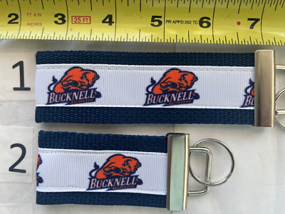 Bucknell University Keychain College Fob Gift 4 Him Her Grad Bucky the Bison BFF
