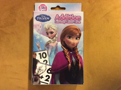 Brandneu in Verpackung neu 36 Disney Frozen Flash Karten - Ergänzung - Alter 3+