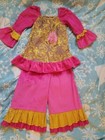 2 pc lot THE HOLLYWOOD RANCH sz 4T sooooo beautiful... party outfit pants shirt — photo 3