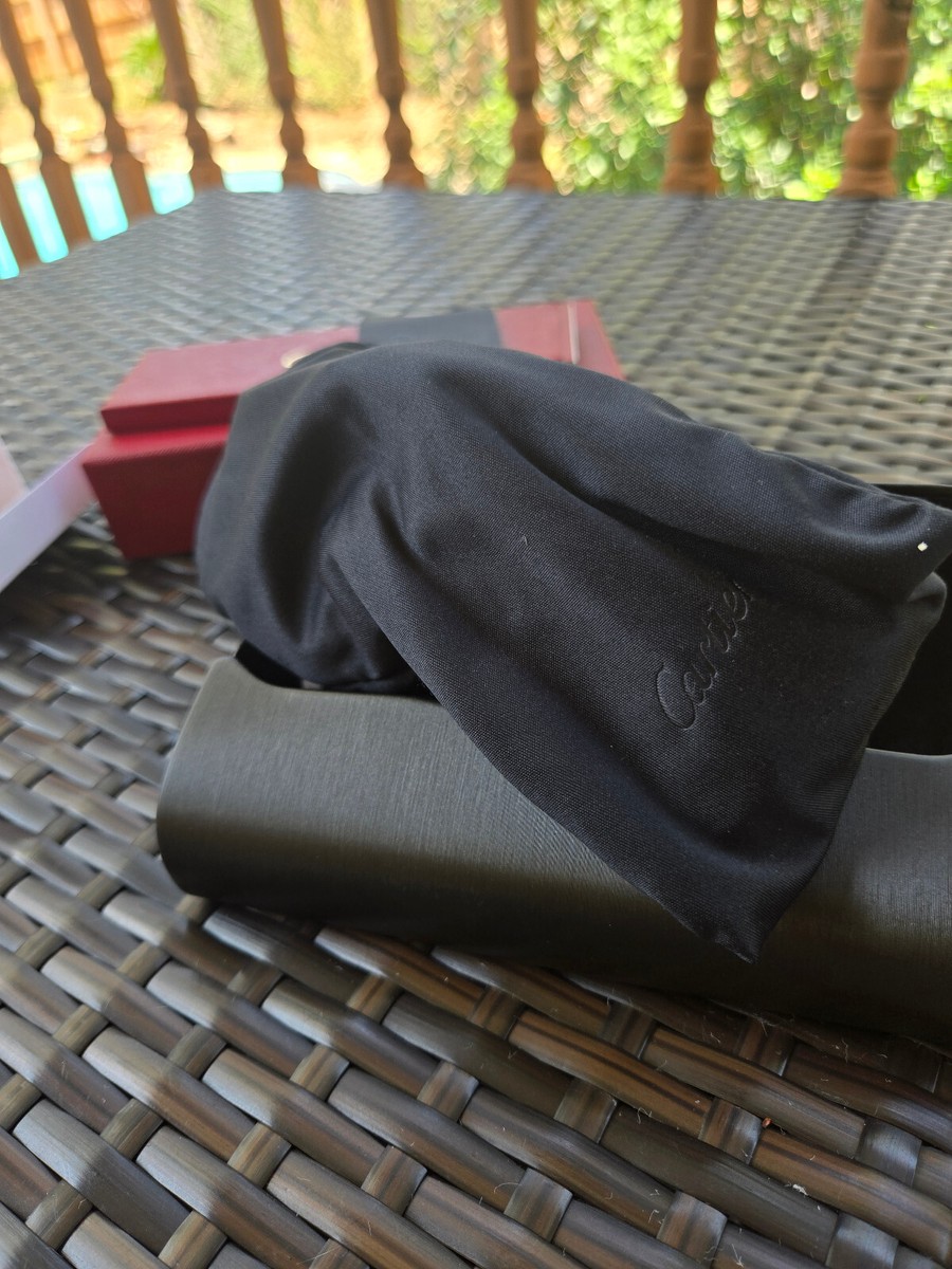 Cartier CT0163S Black Black Grey 001 53-20-145 Made in Japan Cartier CT0163S Black Black Grey 001 53-20-145 Made in Japan