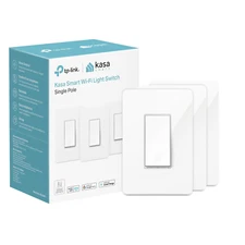 Kasa Smart Light Switch HS200P3, Single Pole, Needs Neutral Wire, 2.4Ghz Wi-Fi L