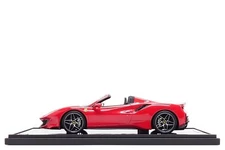 BBR 1:18 Ferrari 488 Pista Spider in Rosso Corsa Metallic / Carbon Base (#3/5)