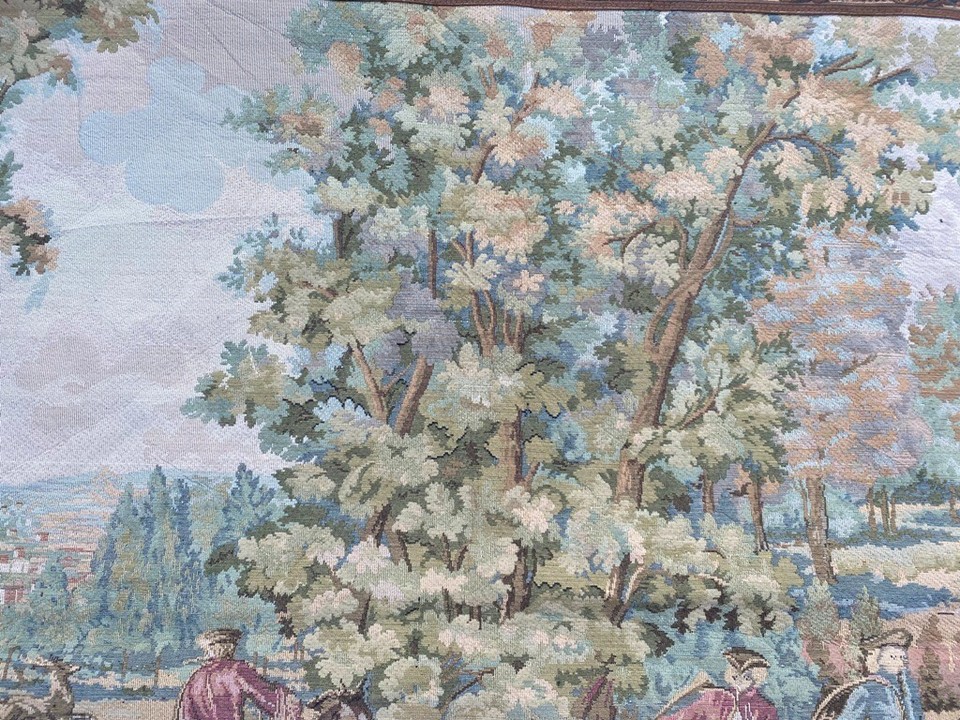 Vintage French Romantic Décor Tapestry Goblins Medieval Wall Hanging 105x74 cm
