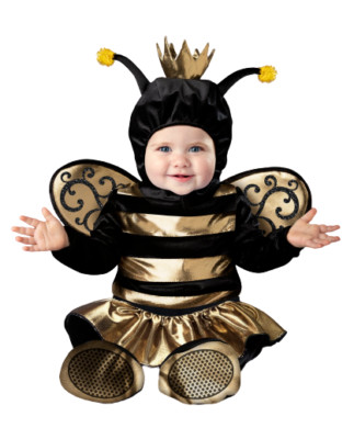 InCharacter Baby Queen Bee Stinger Krone Cutie Buzz Halloween Kostüm CK16099